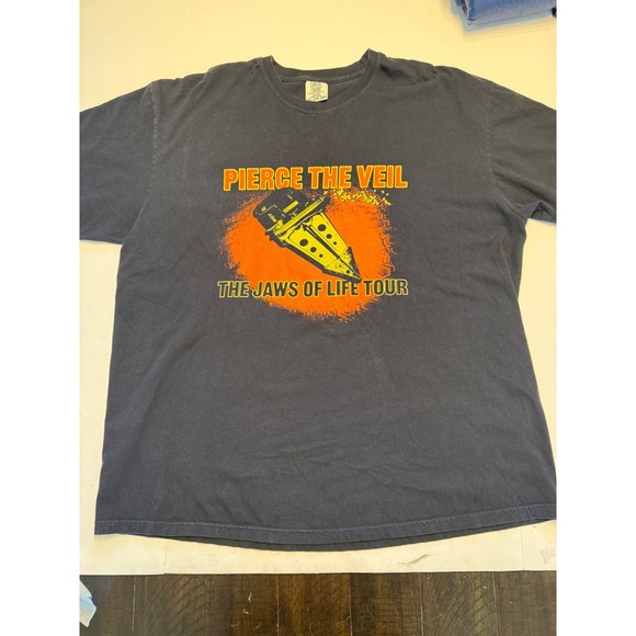 Comfort Colors Other - Pierce The Veil The Jaws of Life Tour Shirt Mens 2XL Comfort Colors Black Tee